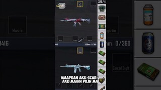 Maapkan aku Scar-L, aku masih pilih M4 #shorts #pubgmobile #pubgmobileindonesia