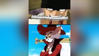 Trận Chiến Của Zoro vs Mihawk Ở Hai Thời Điểm zoro mihawk jerry tom onepiece xuhuong