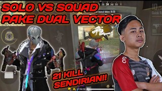 SOLO VS SQUAD NYOBA DUAL VECTOR BANTAI BERMUDA!!!