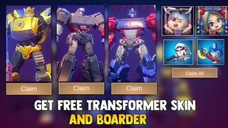 NEW EVENT! GET FREE TRANSFORMER SKIN AND EMOTES! FREE SKIN | MOBILE LEGENDS 2021