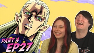 ACTUAL ALIENS??? | Jojo's Bizarre Adventure Part 4 Ep 27 REACTION & REVIEW!!