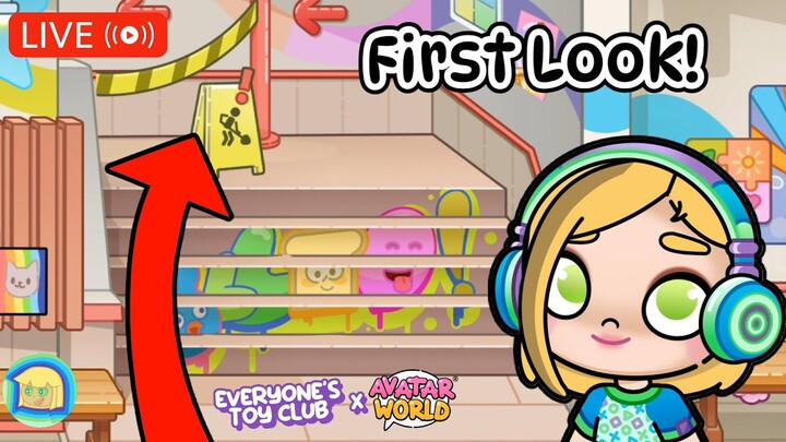 (LIVE) *FIRST LOOK* บริเวณโรงเรียนชั้นบน!! (โลกอวาตาร์กับชมรมของเล่นของทุกคน)