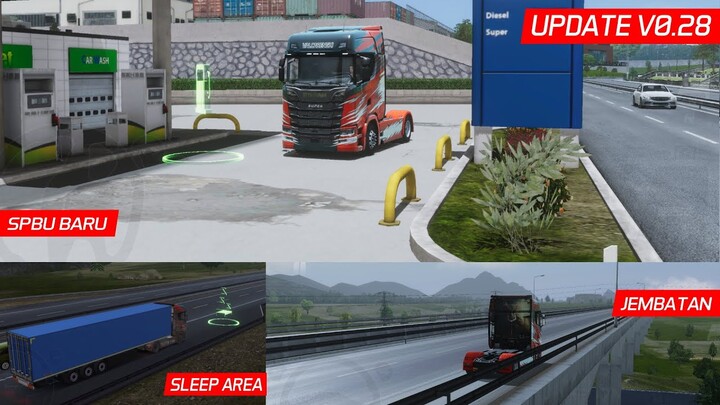 ToE3 UPDATE v0.28 Ada SPBU Baru,Sleep Area,Jembatan Dan Lebih Ringan