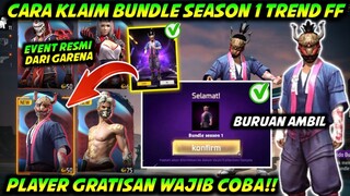 CARA MENDAPATKAN BUNDLE SEASON 1 YANG ADA DI LAB TREND+ | BUNDLE SEASON 1 GRATIS | FREE FIRE 2023