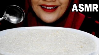 ASMR RAW RICE EATING || RAW RICE || MAKAN BERAS MENTAH 64 || asmr mukbang indonesia