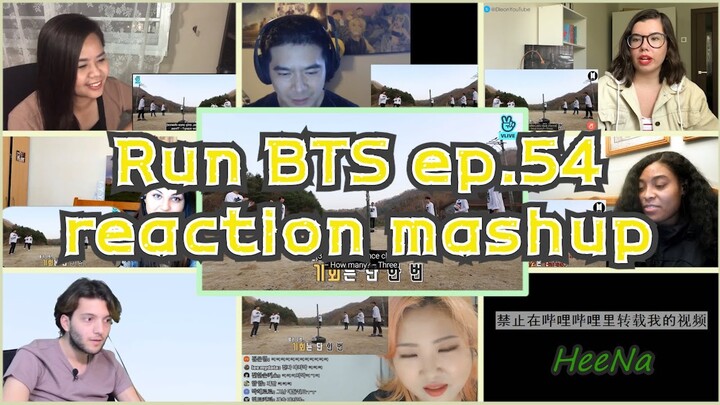 [BTS] Run BTS 달려라 방탄 ep.54｜reaction mashup