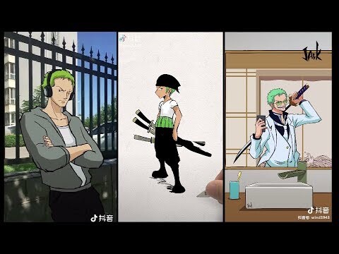 TIKTOK-China- Thánh vẽ truyện trên TIKTOK là Fan của ONE PIECE #7