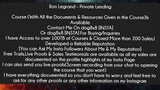 Ron Legrand – Private Lending Course Download