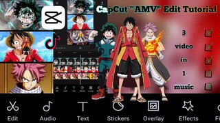 TIKTOK TRENDING CAPCUT ANIME EDIT 3 OVERLAY "AMV" TUTORIAL