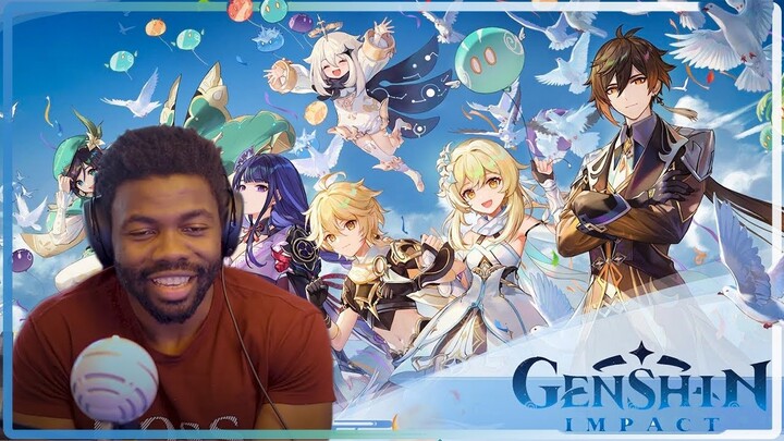 Reacting to Every Genshin Impact Trailers | Part 1