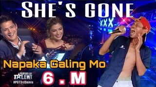 PILIPINAS GOT TALENT AUDITION | PART / SHE'S GONE / PANG GOLDEN BRAZZER, ANG BOSSES 😅