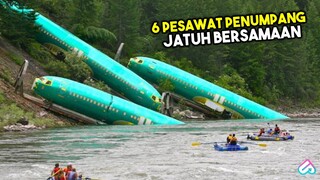 KRONOLOGI PESAWAT PENUMPANG BOEING JATUH DI SUNGAI! Inilah 10 Kejadian Pesawat yang Jatuh Diperairan