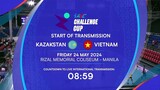 AVC CHALLENGE CUP 2024 VIETNAM VS KAZAKHSTAN FIGHT FOR GOLD MAY 29