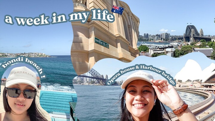 A WEEK IN MY LIFE IN SYDNEY AUSTRALIA 🇦🇺 Bondi Beach 🏖 Opera House & more !