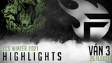 Highlight CES vs TF [VÁN 3][VCS Mùa Đông 2021][Tuần 2 - 25.11.2021]