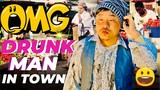 nepali prank || drunk man in town prank || funny comedy/comedy prank || alish rai new prank 2022 ||