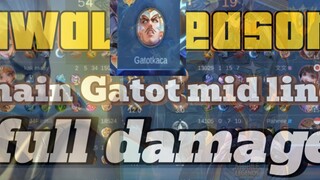 savage global Gatot kaca is comeback #mobilelegends #mlbb #topglobalgatot #gatottiktok