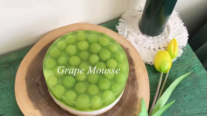 [Ẩm Thực]Cách Làm Bánh Mousse Nho Xanh Thơm Ngon