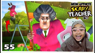 PRANK MISS T MAIN AYUNAN SAMPE TERBANG- PRANK GURU JAHAT- Perfect Swing - Scary Teacher 3D Indonesia