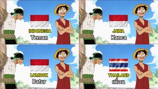 Parody 4 Bahasa || Zoro Takut Hantu 😂