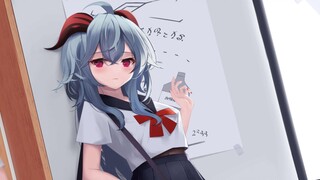 [Anime] [MMD 3D] [Sizebox] Ganyu trong vai nữ khổng lồ