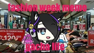 Fashion Week Meme || Gacha Life || Gusion Moongirlcat Gacha12