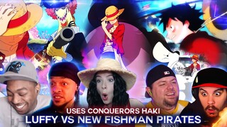 Luffy vs New Fishman Pirates ! Reaction Mashup