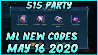 ML New Codes/515 Party/May 16 2020( PART 1)