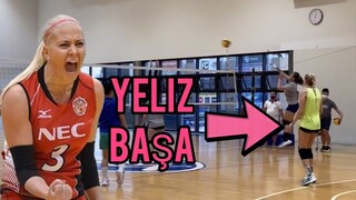 Turkish import YELIZ BAŞA, spotted sa training ng Creamline Cool Smashers | PVL Reinforced 2022