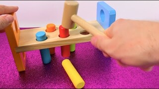 Whac a mole wood game - BabyClay