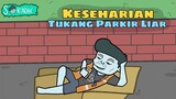 Kebiasaan Yang Sering Terjadi Ketika Ketemu Tukang Parkir Liar (Animasi Sentadak)
