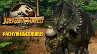 2 Pachyrhinosaurus & 2 Albertosaurus Breakout & Fight - Jurassic World Evolution Mods (4K 60FPS)