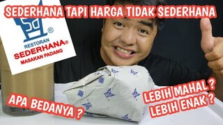 RUMAH MAKAN PADANG SEDERHANA TAPI HARGA TIDAK SEDERHANA 🔥 LEBIH MAHAL APAKAH LEBIH ENAK ?