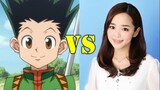 Anime vs Voice Actress / Male Character With Female Seiyuu  Part 1 / Japanese Dub / Gon Freecs