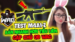 (Free Fire) - Đi Test M4a1 Ảo Ma Canada Bắn Nhanh Hơn Tiểu Liên Gặp Chủ QĐ WAG