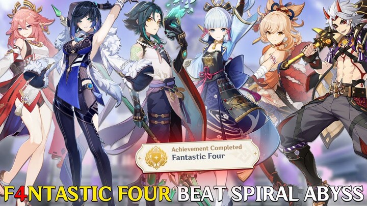 F4NT4STIC FOUR ABYSS GENSHIN IMPACT - TopUp Di D2CGamingStore | Genshin Impact