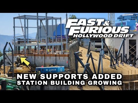 New Supports & Station Growing for Fast & Furious Hollywood Drift!! | USH Vlog #17 | 7/23/24