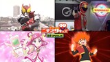 Yes! PreCure 5 Go Go! Super Hero Time OP with Kamen Rider Kiva, Go Onger and Battle Spirits