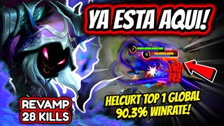 ¡EL NUEVO y MEJORADO HELCURT YA ESTA AQUI! HELCURT TOP 1 GLOBAL 90.3% WINRATE! | MOBILE LEGENDS