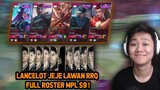 LANCELOT JEJE LAWAN RRQ FULL TEAM MPL S9 DI RANKED ! KITA KASIH TAU - Mobile Legends