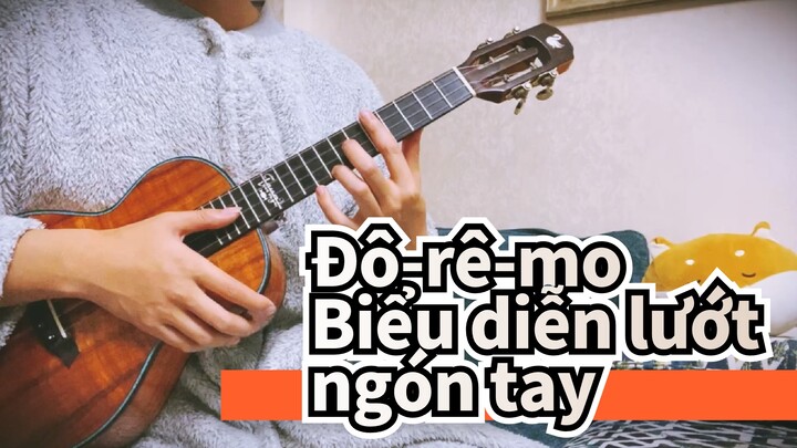 Đô-rê-mon|[Ukulele]Biểu diễn lướt ngón tay: Các bài tập luyện về thang âm