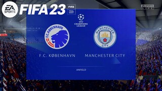 FIFA 23- FC Copenhagen vs Manchester City @Parken Stadium|UEFA Champions League #blackweps #fifa23