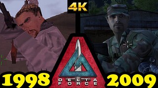 Evolution of Delta Force games (1998-2009)