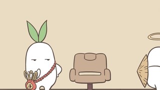 If Radish goes to get a haircut