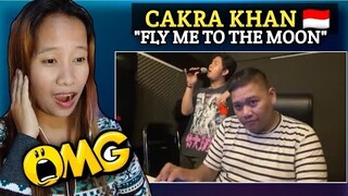 CAKRA KHAN - FLY ME TO THE MOON ( FRANK SINATRA) || REACTION