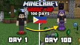 I Survived 100 Days in HARDCORE Minecraft...Here's What Happened (TAGALOG)