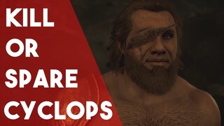 AC Odyssey:  A Friend Worth Dying For Kill or Spare Cyclops - Both Choices