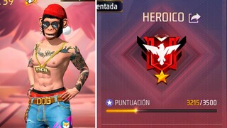 A TOP GLOBAL 1 EN SOLO 3 HORAS TEMPORADA 39 FREE FIRE !!