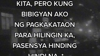ayaw ko Ng bumalik ka