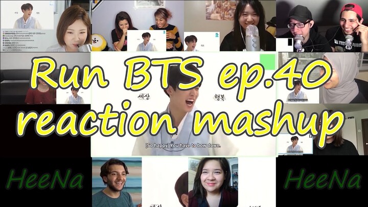 [BTS] Run BTS 달려라 방탄 ep.40｜reaction mashup